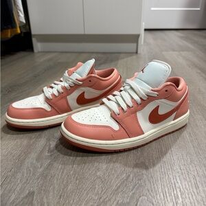 Nike Air Force Women's Sneakers in Pink and White